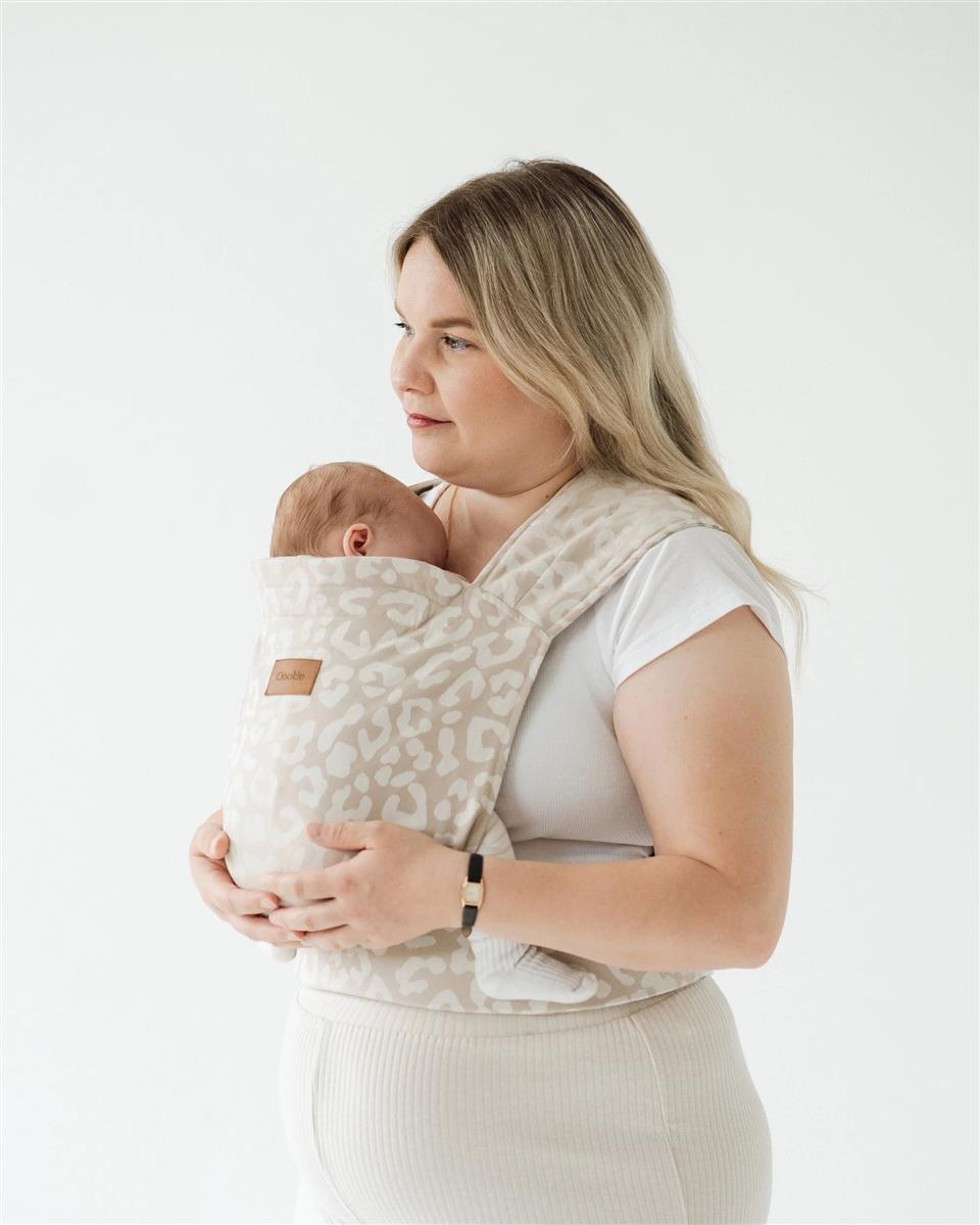 Qookie Vario Vollschnallentragehilfe Leo Beige