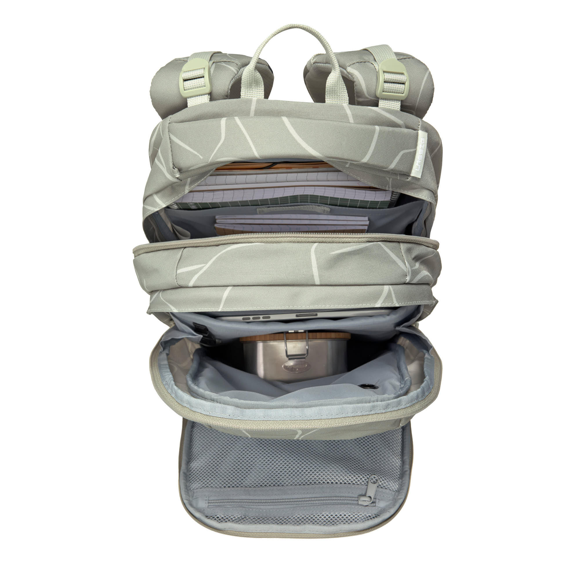 Lässig Schulrucksack BOLD Origin Curve Grün