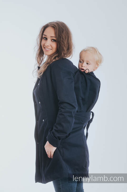 Lenny Lamb Tragejacke Trenchcoat - M (38) - schwarz Lenny Lamb Tragejacke Trenchcoat - M (38) - schwarz