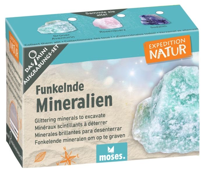 moses Expedition Natur Mini-Ausgrabungsset Funkelnde Mineralien