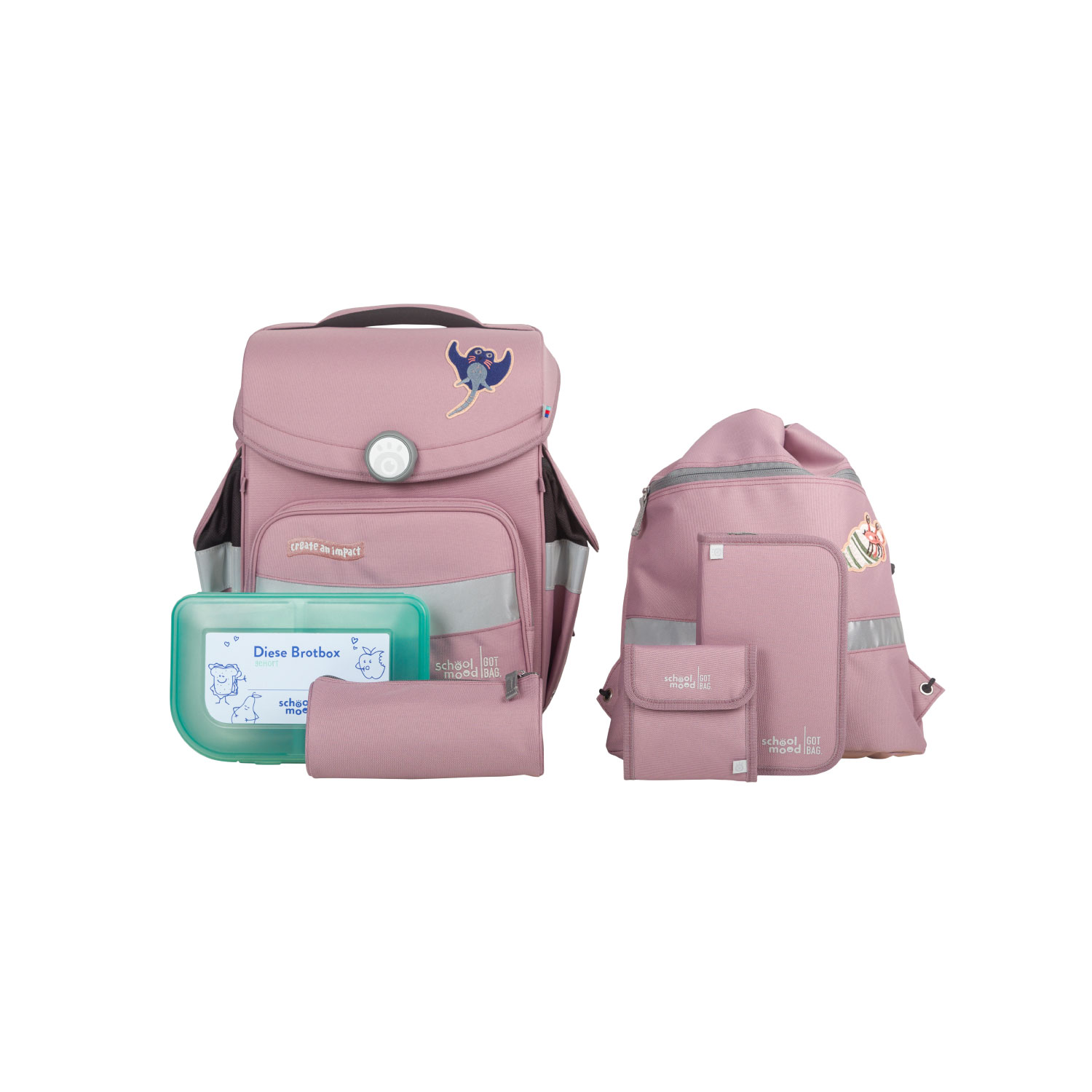 School-Mood Timeless Air+ Ocean Collection (Got Bag) Calamari