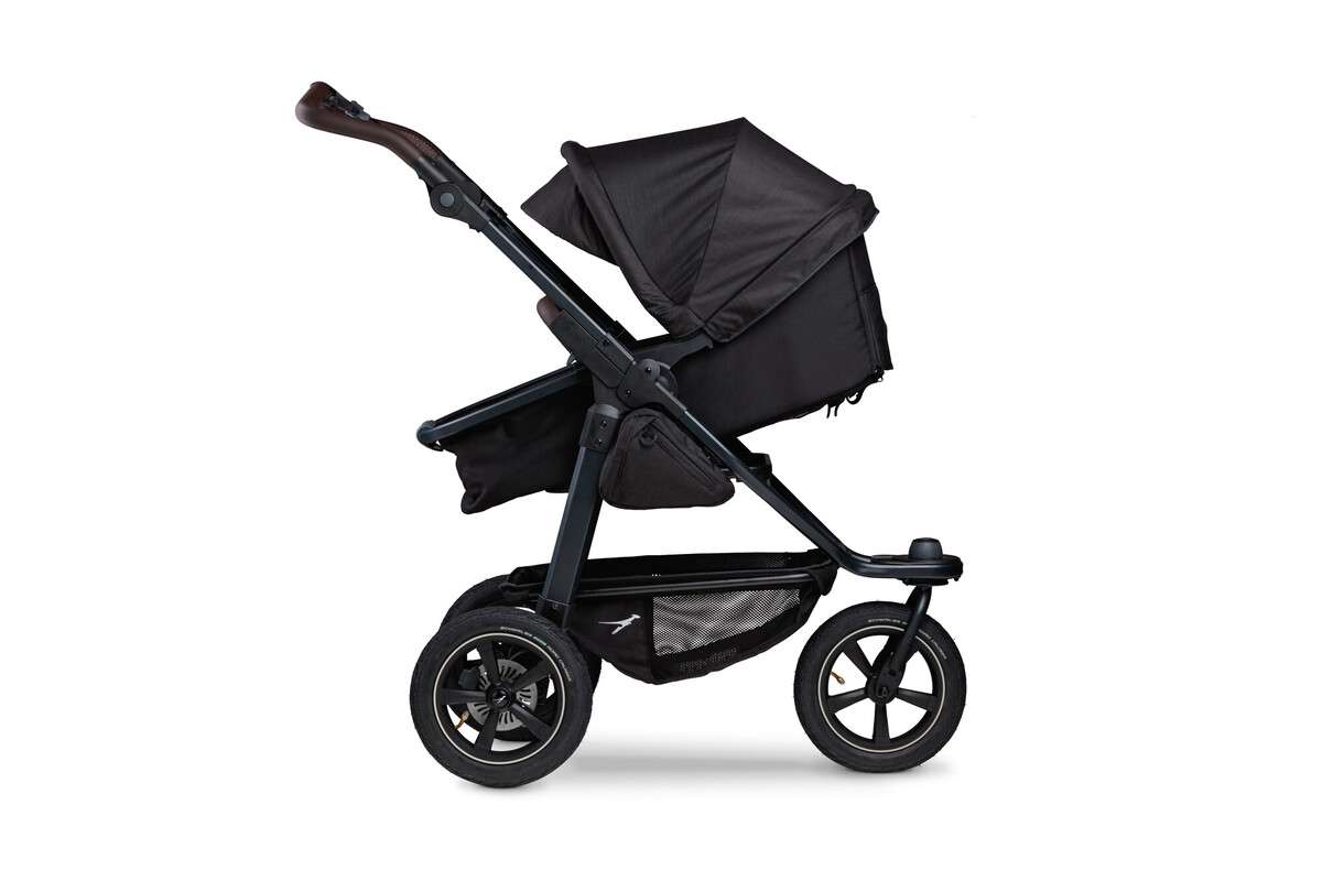 tfk mono3 - Kombi Kinderwagen mit Luftrad-Set schwarz