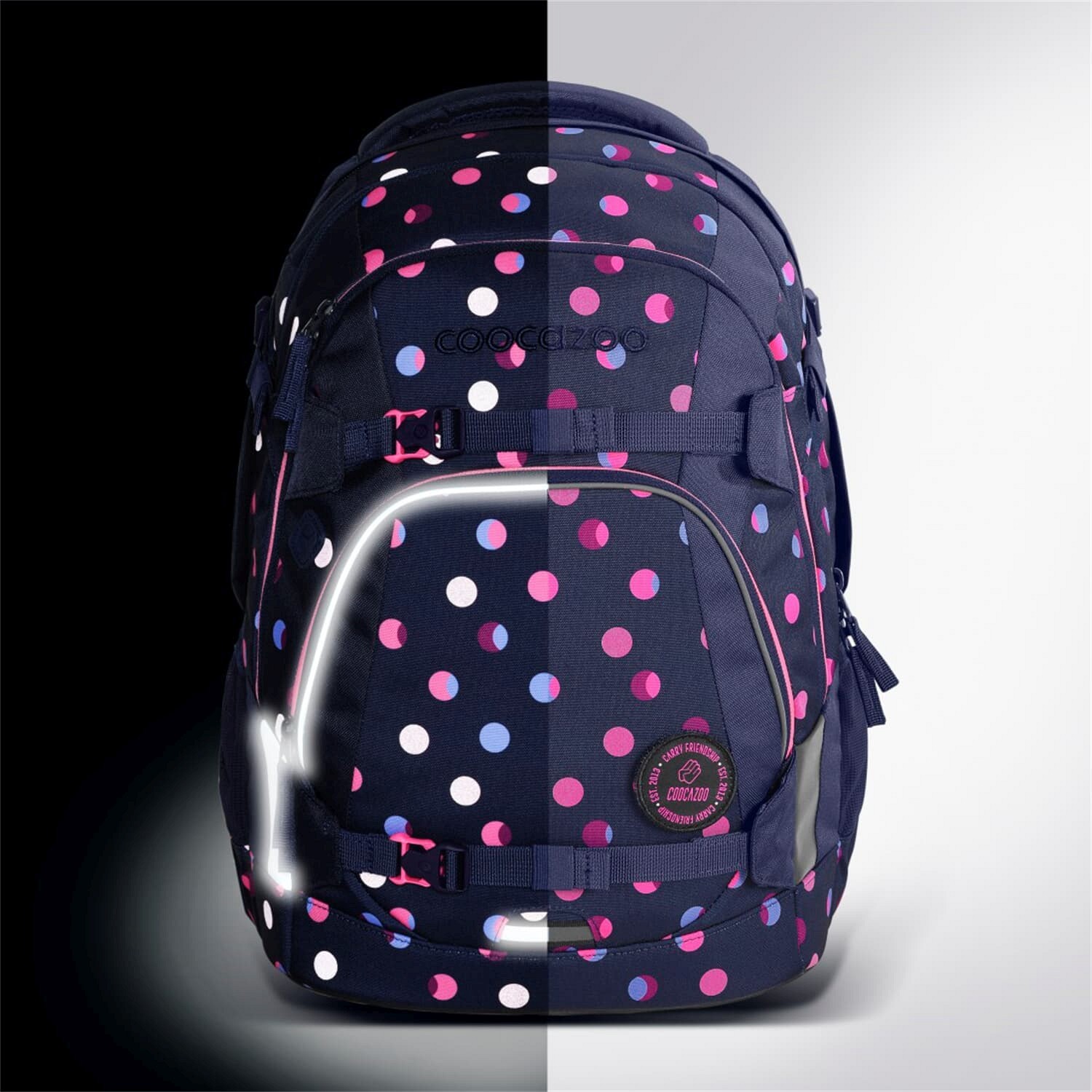 Coocazoo Mate Schulrucksack Reflective Moons
