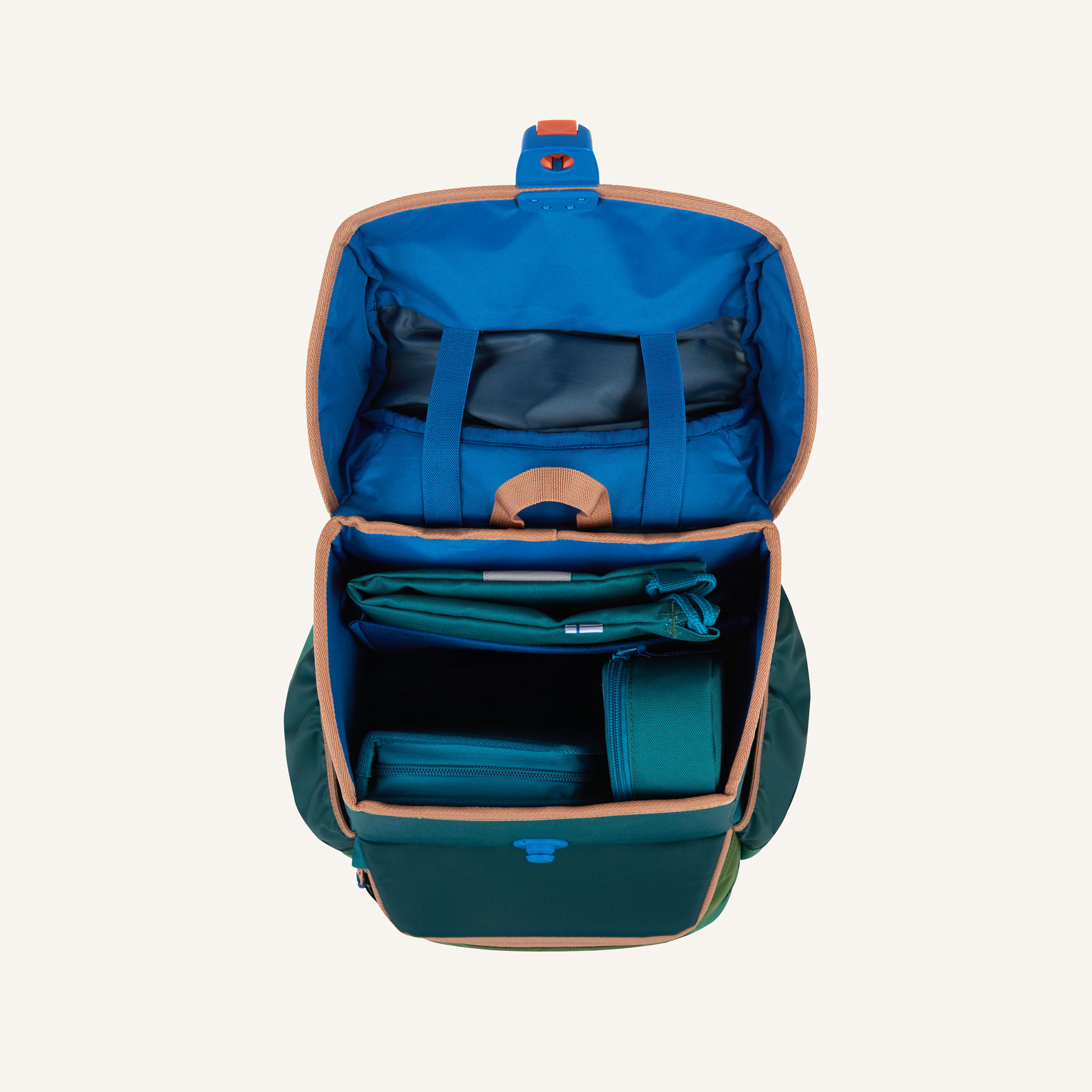 Finkid BUDDY EKO SPORT Schulranzen Set jungle mix Finkid BUDDY EKO SPORT Schulranzen Set jungle mix