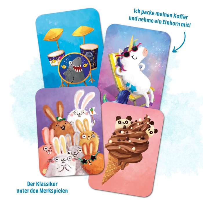 moses Spiele-Klassiker Ich packe meinen Koffer - Merkspiel