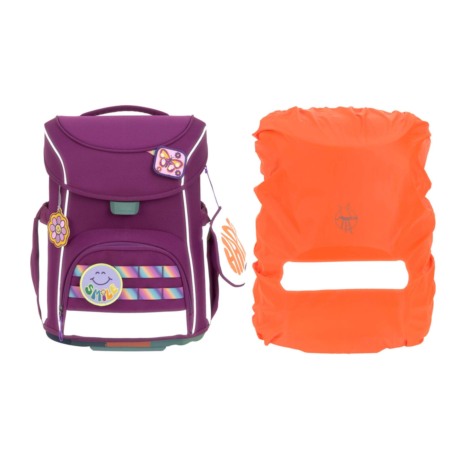 Lässig Schulranzen Set 7-teilig Slim - Unique Lila Lässig Schulranzen Set 7-teilig Slim - Unique Lila