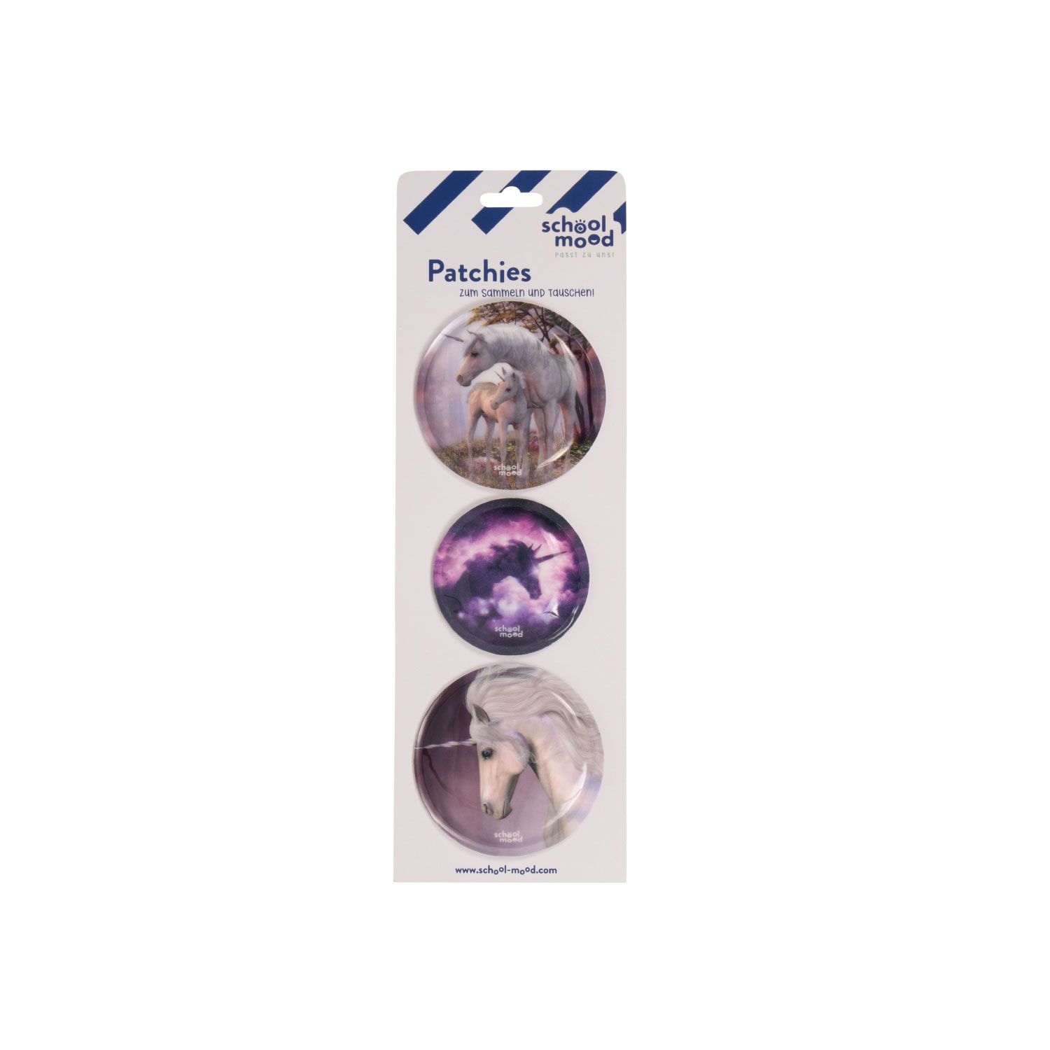 School Mood 3. Tlg. Patchys Sets Luisa (Einhorn) School Mood 3. Tlg. Patchys Sets Luisa (Einhorn)