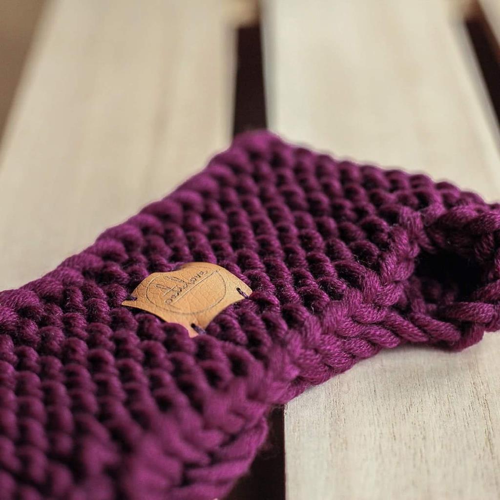 Patulove Merino Ohrenwärmer Gr. S lila