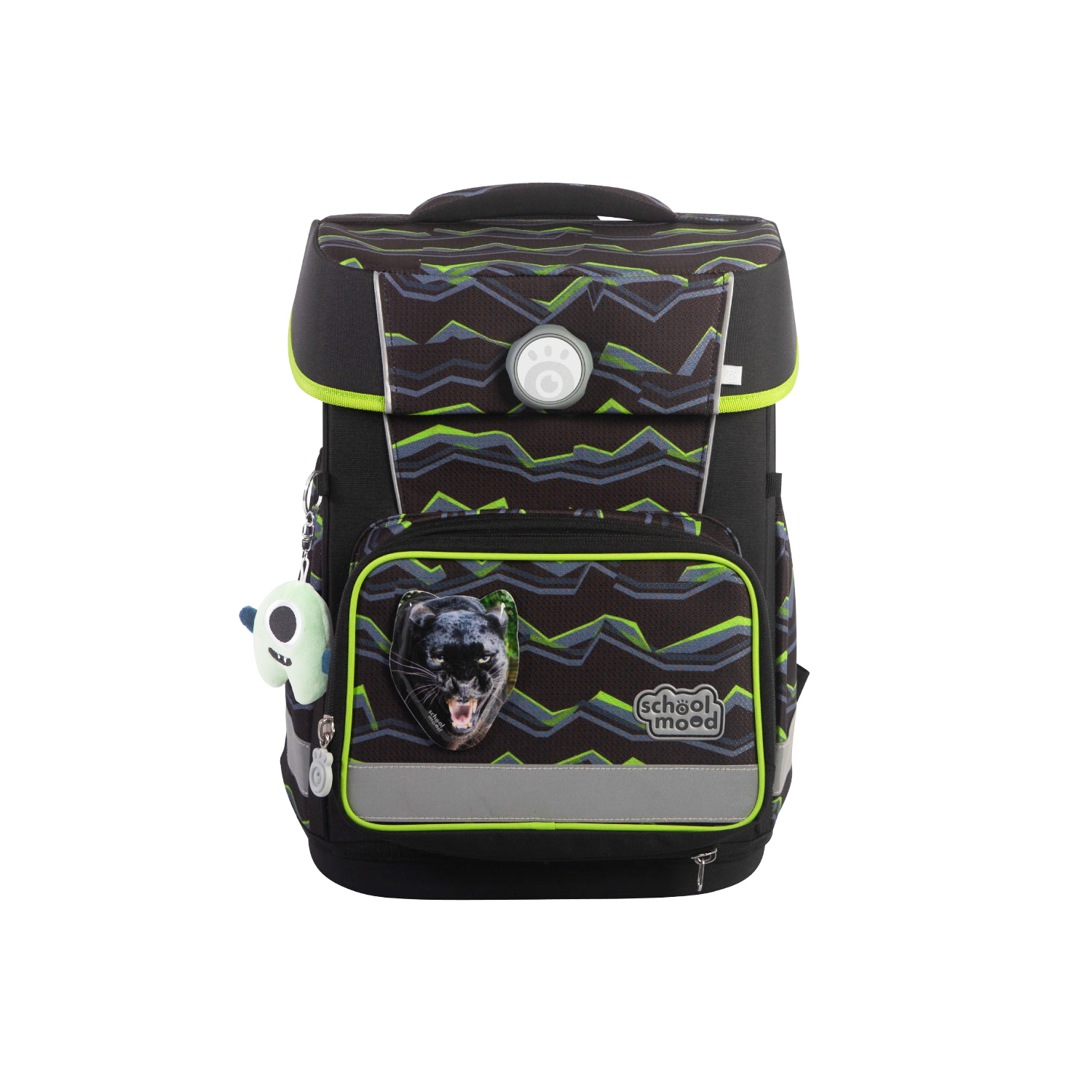 School-Mood Champion Pro Schulranzen-Set 2025/2026 7-tlg. Finn (Raubkatze)