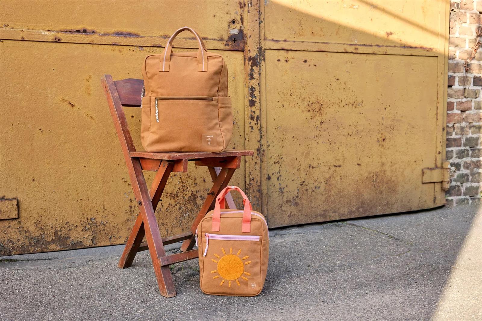 Lässig Kindergartenrucksack Square Little One & Me Karamell