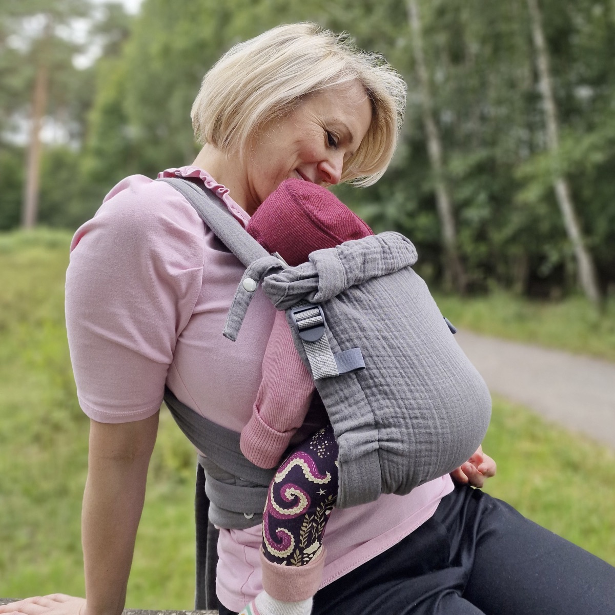 Schmusewolke Aurora Halfbuckle (50 - 86 cm / 12 Kilo) Schmusewolke Aurora Halfbuckle (50 - 86 cm / 12 Kilo) Silvergrey