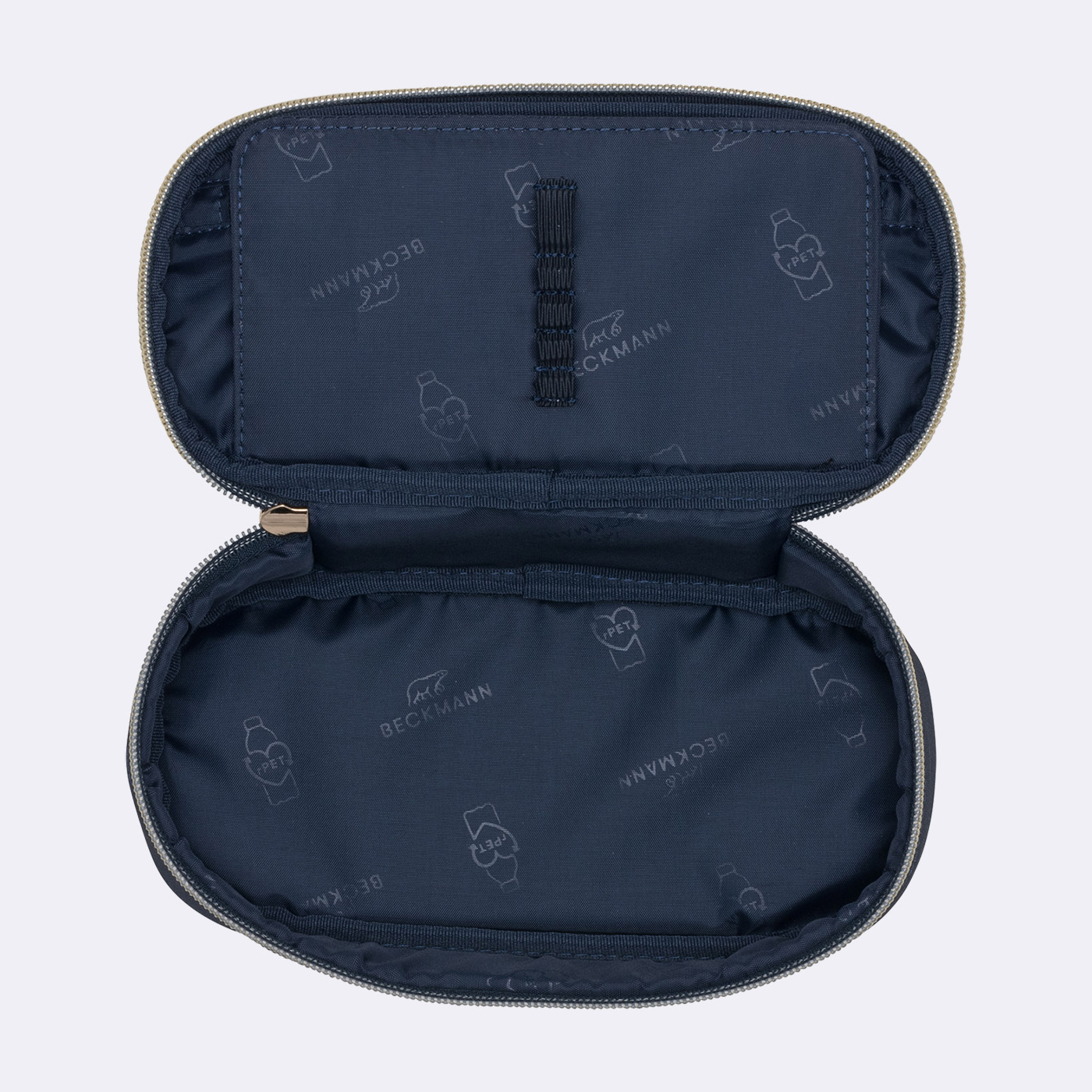 Beckmann Ovales Schlamperetui Sport Junior Blue Gold Beckmann Ovales Schlamperetui Sport Junior Blue Gold