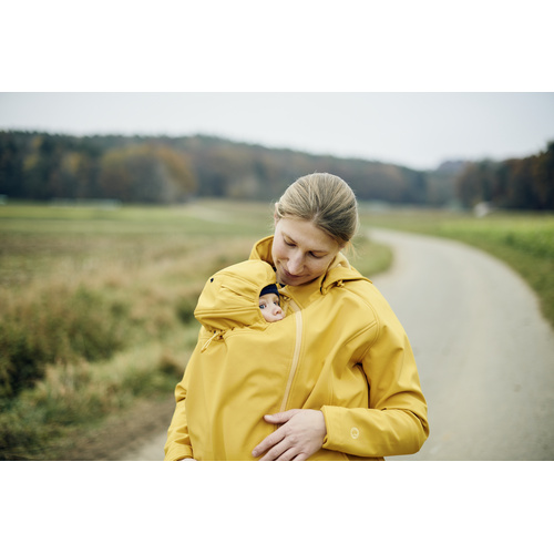 mamalila Softshell-Tragejacke Allrounder senf XXL