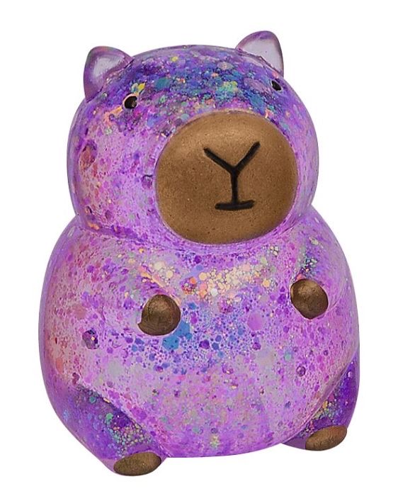 moses Capybara Glitzer-Knautschi Violett