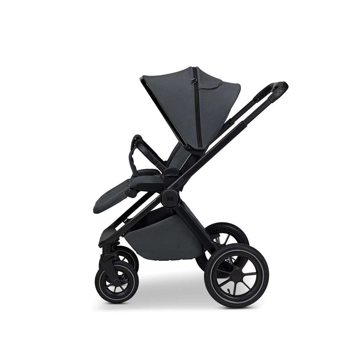 Moon GIO+ Kinderwagen-Set anthra / chrome Moon PIÙ Kinderwagen SET anthra / matt