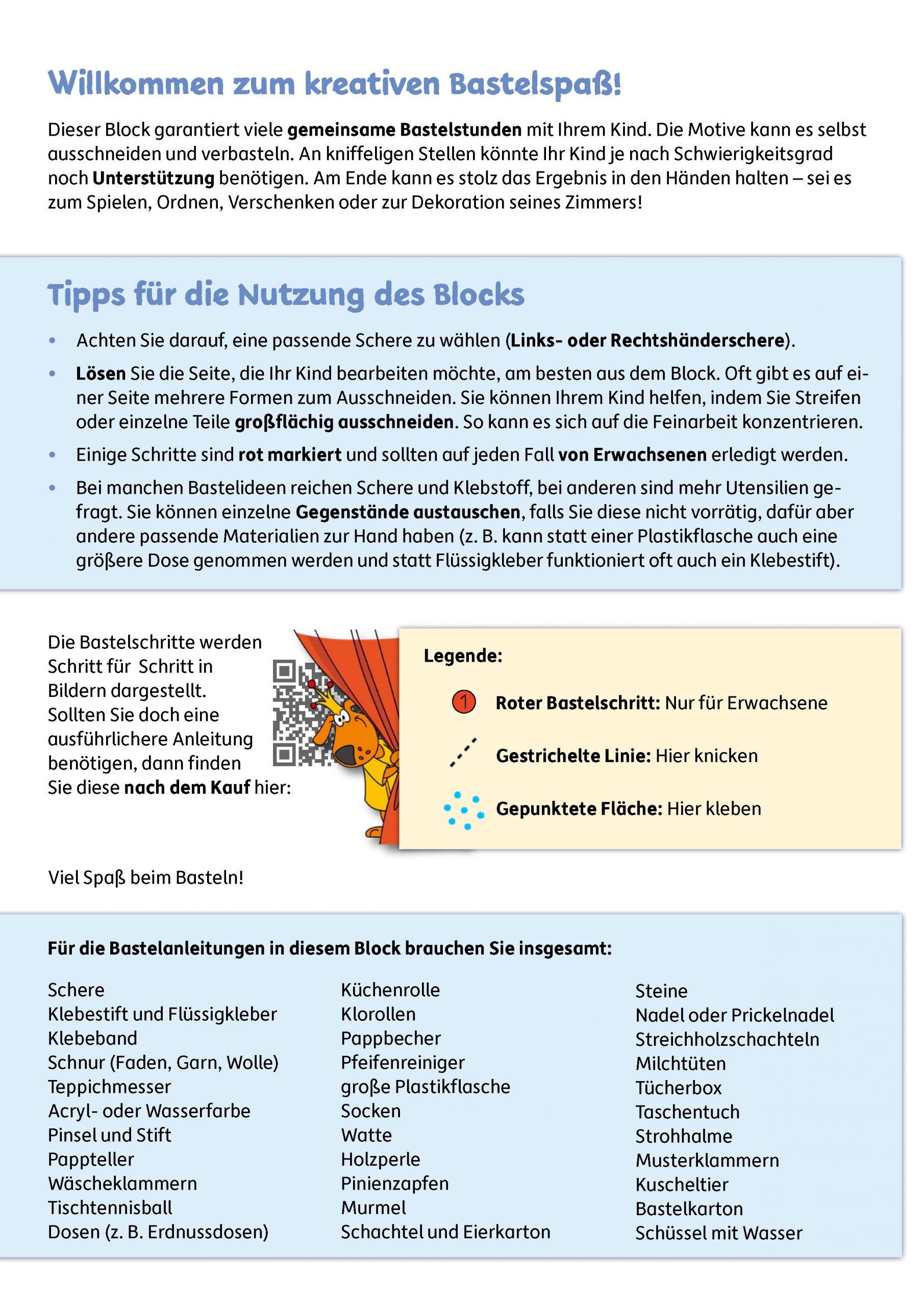 Hauschkaverlag Lass uns Basteln - Bastelbuch ab 4 Jahre Magie und Fabelwesen Hauschkaverlag Lass uns Basteln - Bastelbuch ab 4 Jahre Magie und Fabelwesen