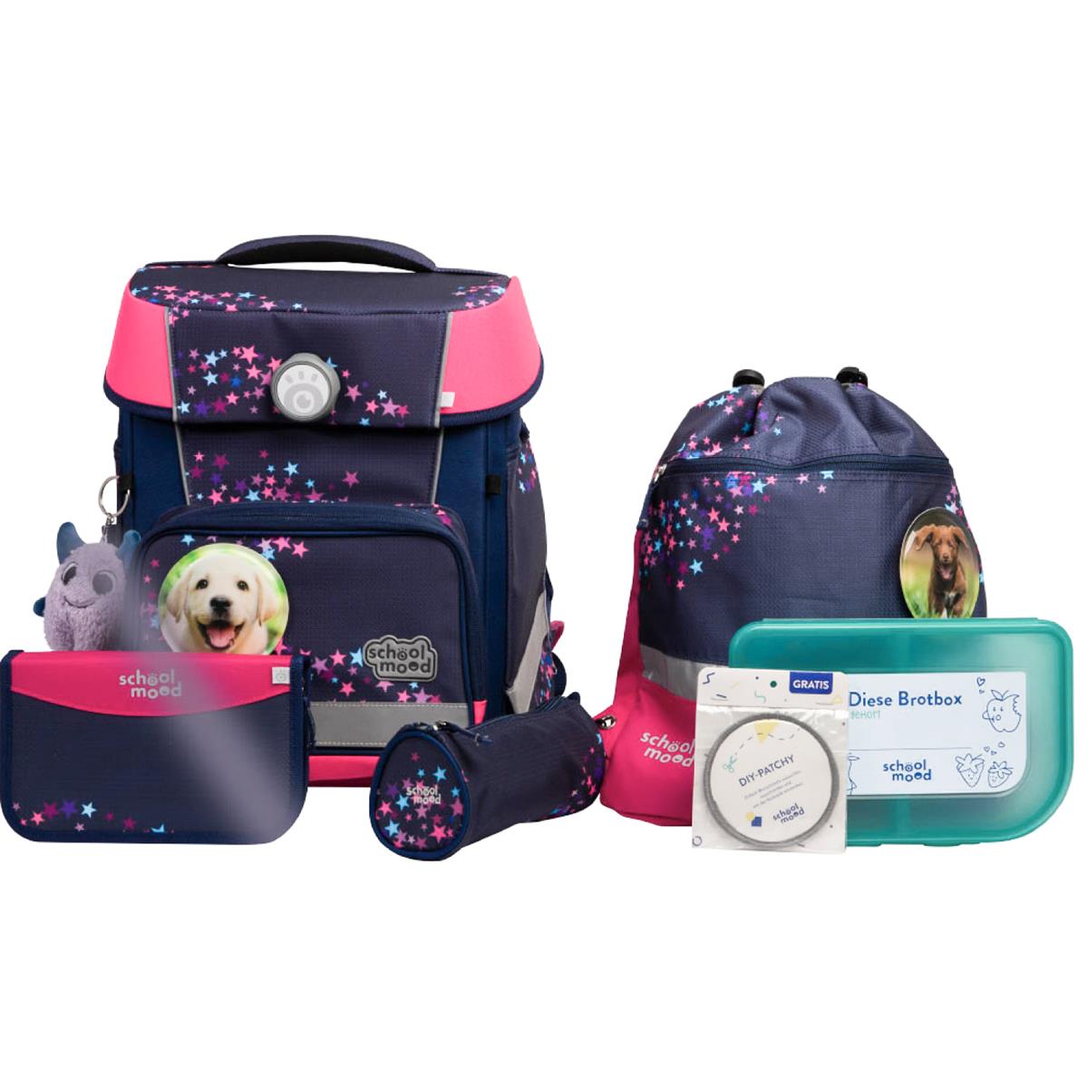 School-Mood Champion Pro Schulranzen-Set 2025/2026 7-tlg. Leni (Hund) School-Mood Champion Pro Schulranzen-Set 2025/2026 7-tlg. Leni (Hund)