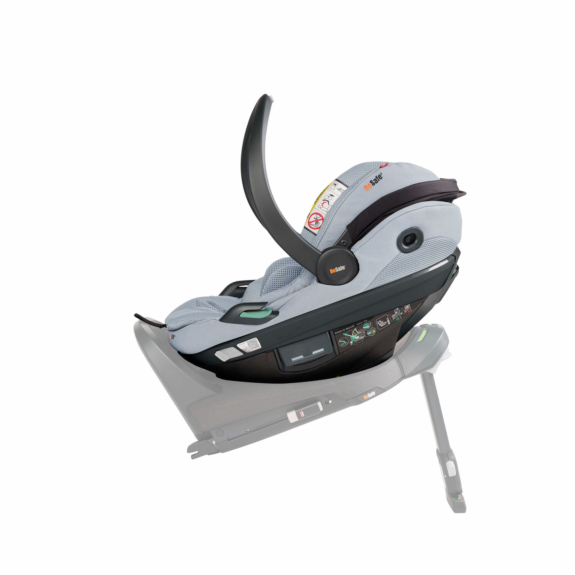 BeSafe Beyond Go Babyschale (40 - 87cm / 0 - 13 Kilo) Peak Mesh