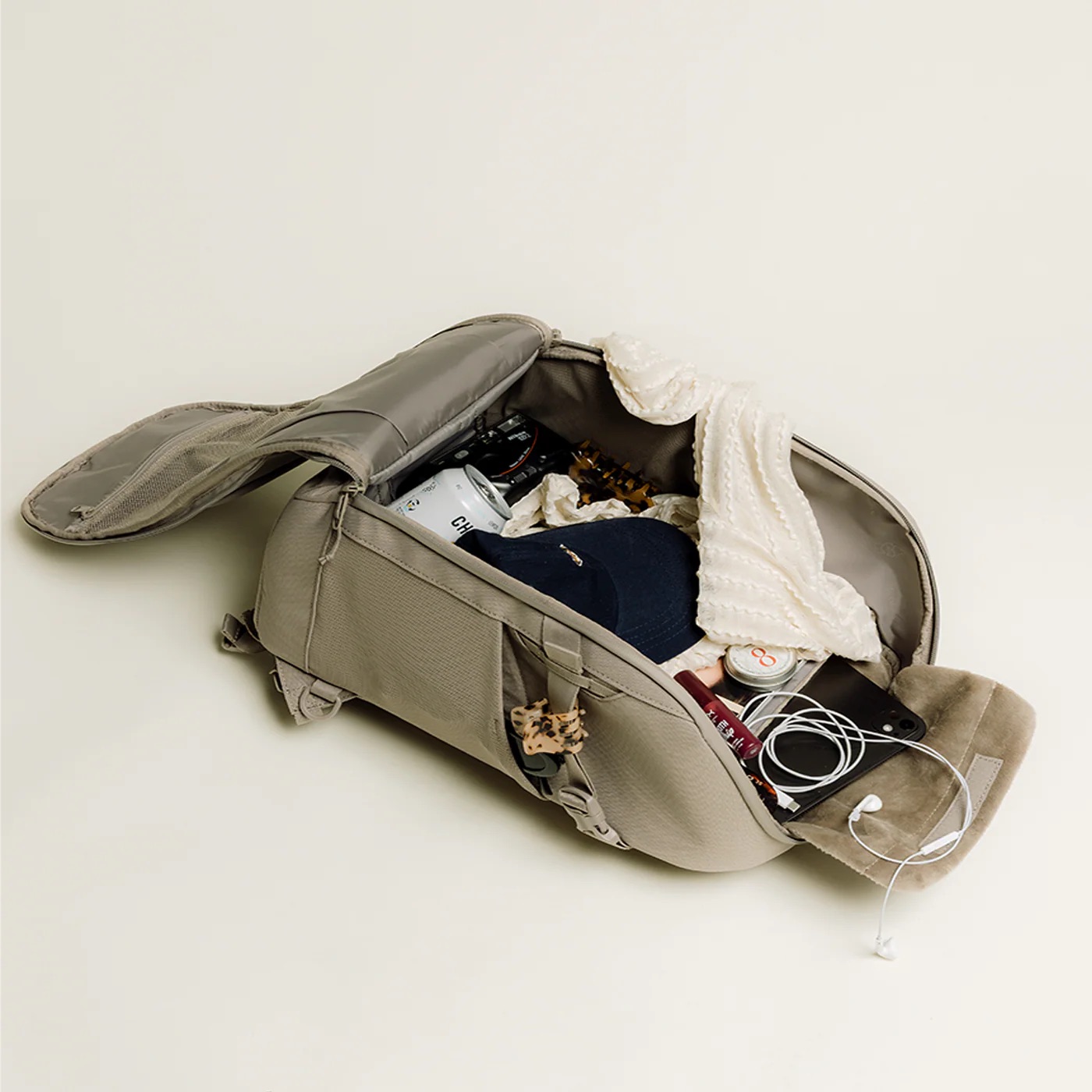 Beckmann Street Bold Schulrucksack Warm Grey
