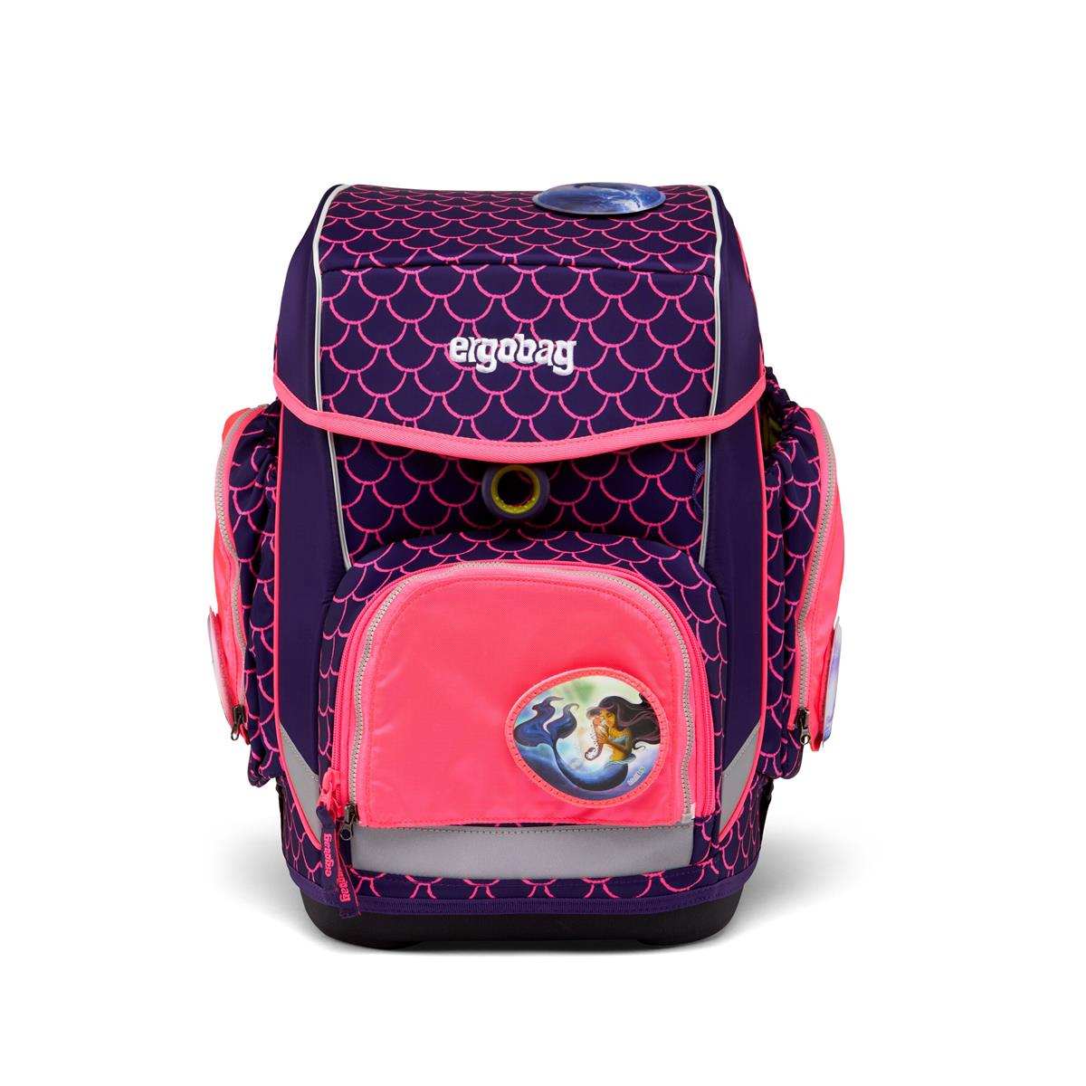 ergobag Fluo LED Zip Set Seitentaschen Pink ergobag Fluo LED Zip Set Seitentaschen Pink