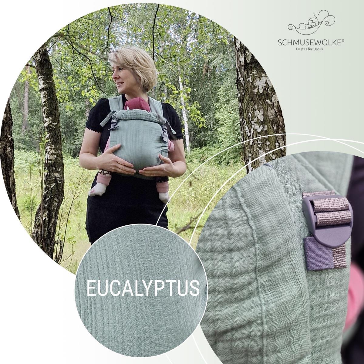 Schmusewolke Aurora Halfbuckle (50 - 86 cm / 12 Kilo) Eucalyptus