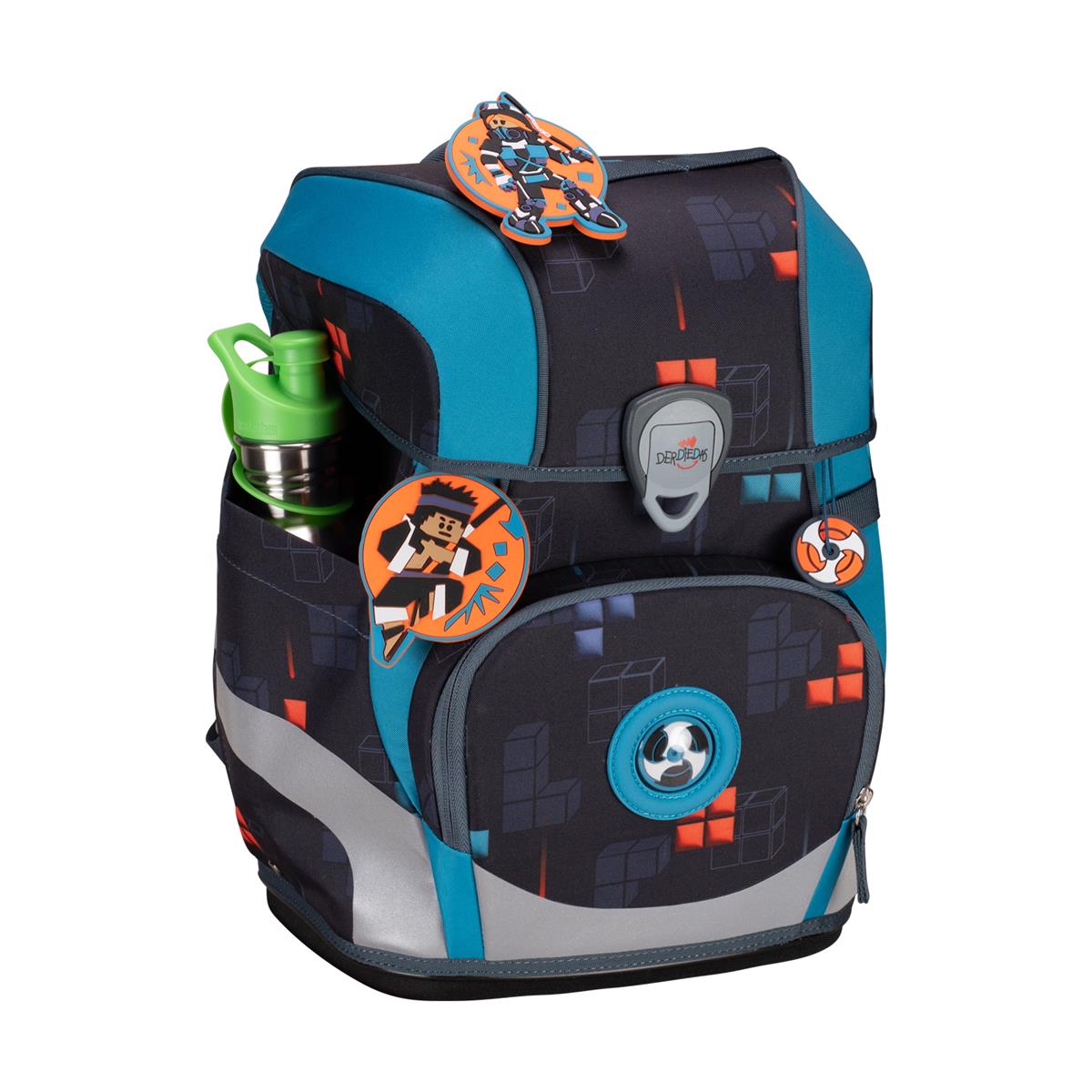 Der Die Das Schulranzen-Set Ergoflex Tiny 5 tlg. Ninja Fighter