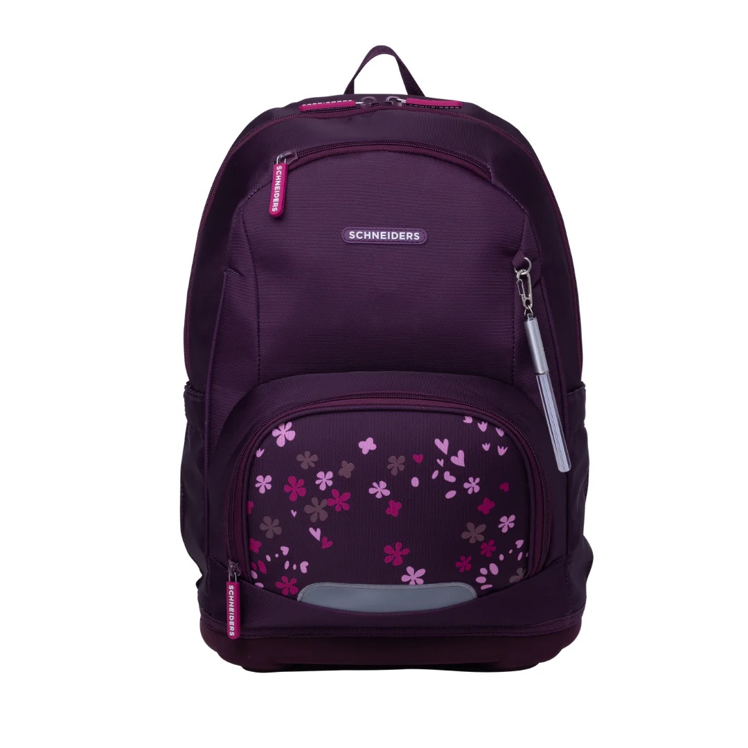 Schneiders Ergoplus Schulrucksack-Set 8-tlg. Berry Blossom Schneiders Ergoplus Schulrucksack-Set 8-tlg. Berry Blossom