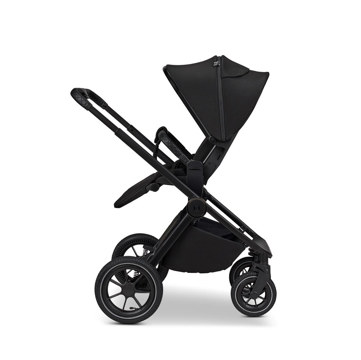 Moon GIO+ Kinderwagen-Set onyx / matt Moon PIÙ Kinderwagen SET onyx / chrome