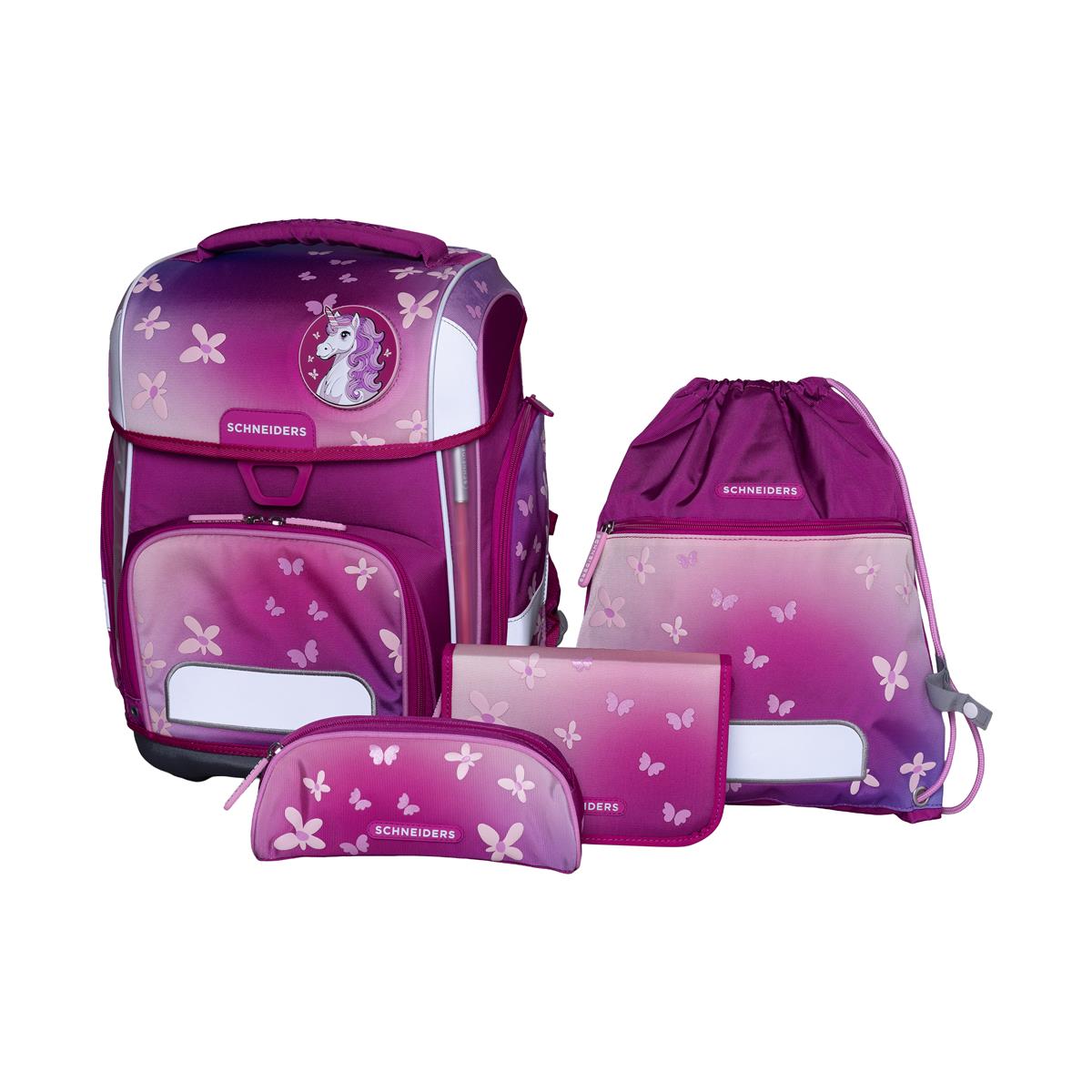 Schneiders Ergolite Schulranzen-Set 9-tlg. A.M. Damm Floral Dream Schneiders Ergolite Schulranzen-Set 9-tlg. A.M. Damm Floral Dream