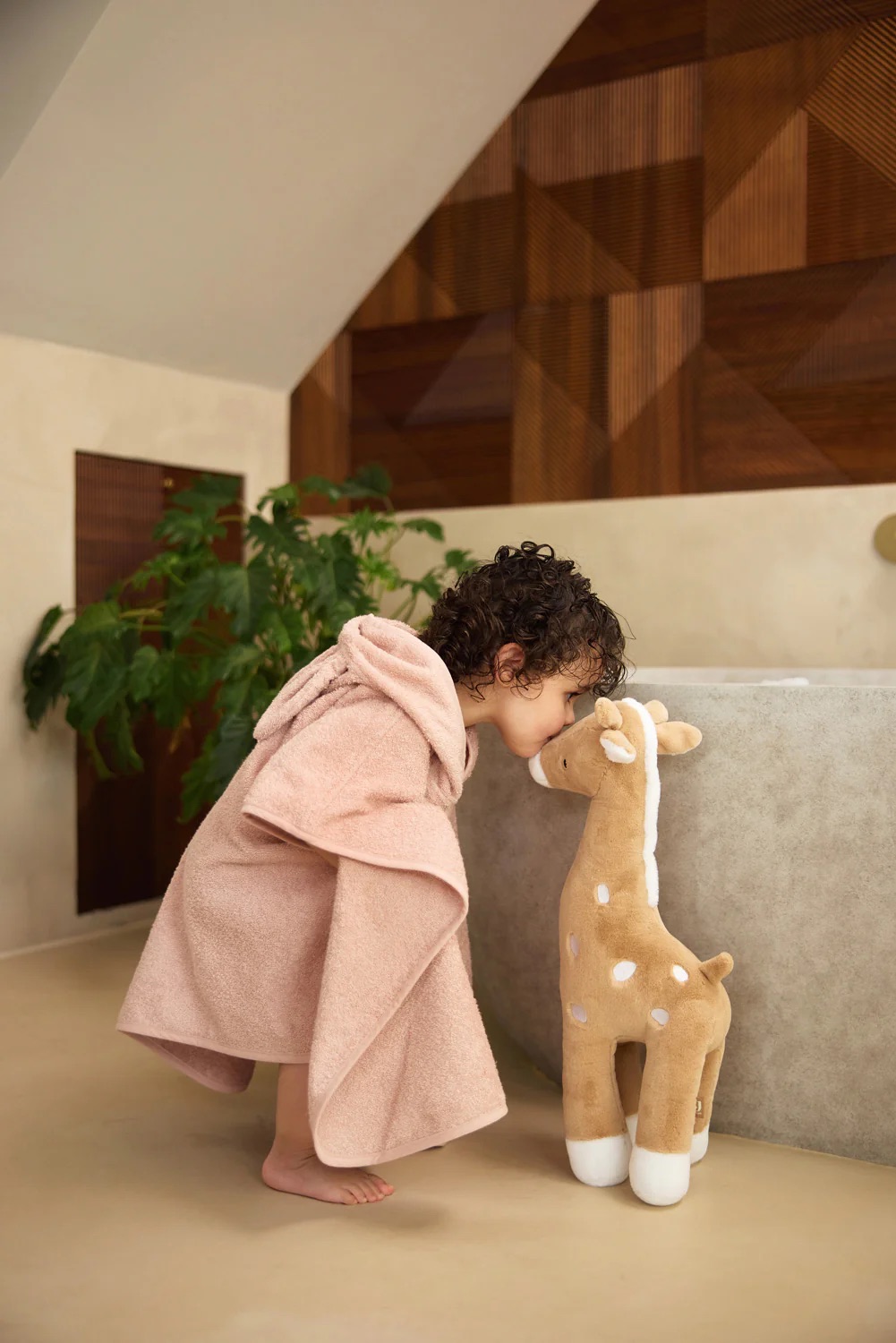 Jollein Badeponcho Frottee Wild Rose Jollein Badeponcho Frottee Wild Rose