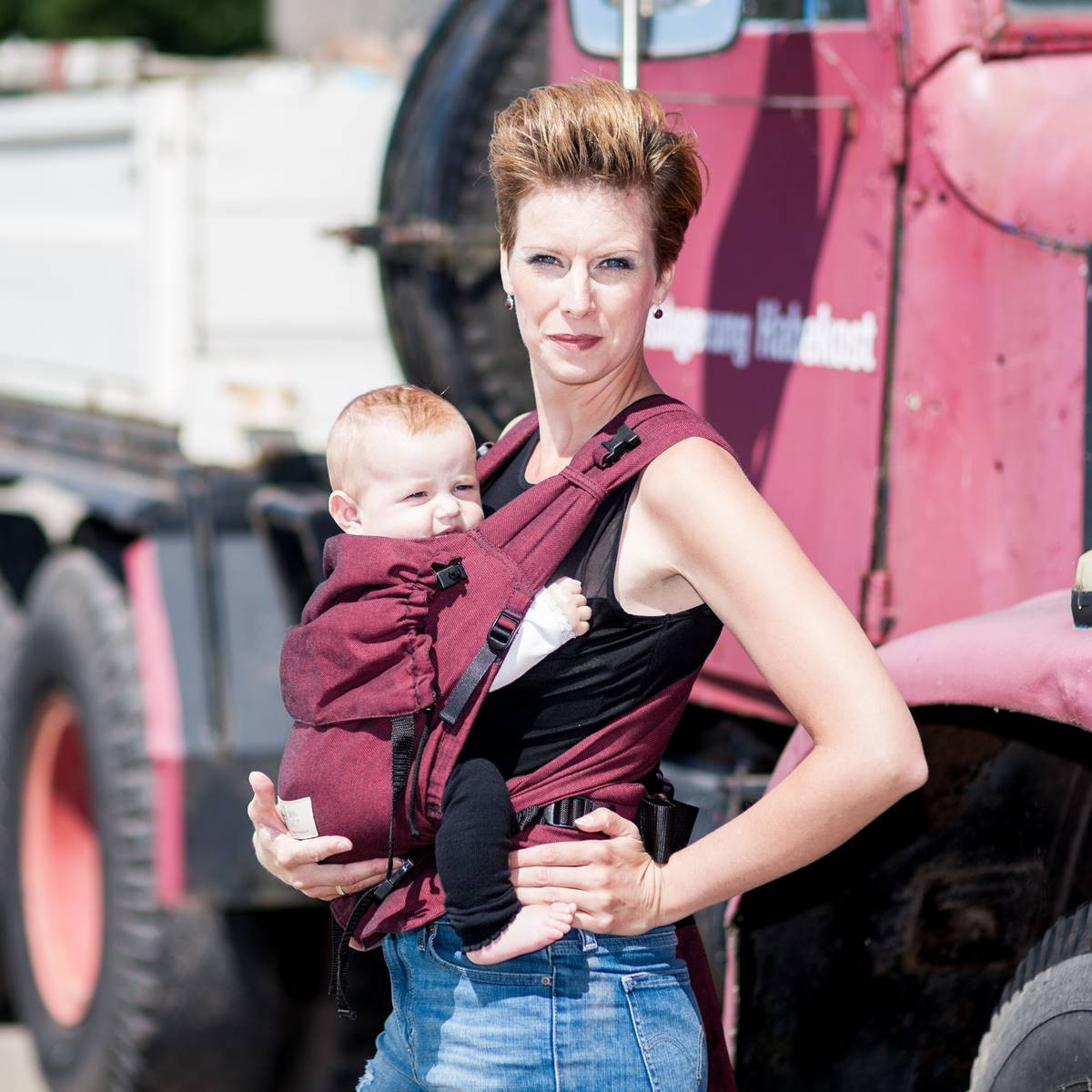 Storchenwiege BabyCarrier bordeaux Storchenwiege BabyCarrier bordeaux