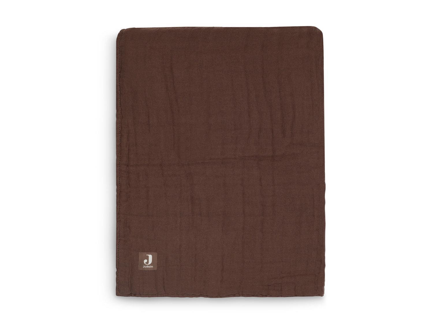 Jollein Decke - Wrinkled Braun