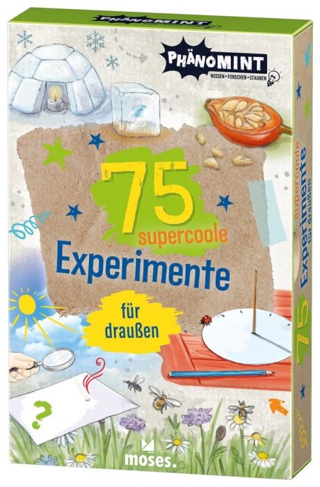 moses PhänoMINT Kartenset 75 supercoole Experimente für draußen moses PhänoMINT Kartenset 75 supercoole Experimente für draußen