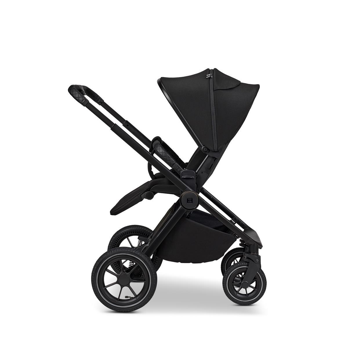 Moon GIO+ Kinderwagen-Set onyx / matt Moon PIÙ Kinderwagen SET onyx / chrome