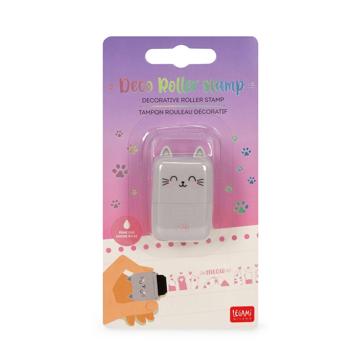 Legami Deko-Rollstempel Kitty