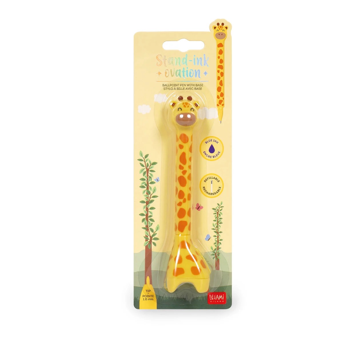 Legami Kugelschreiber mit Standfuß - Stand-Ink Ovation Giraffe Legami Kugelschreiber mit Standfuß - Stand-Ink Ovation Giraffe