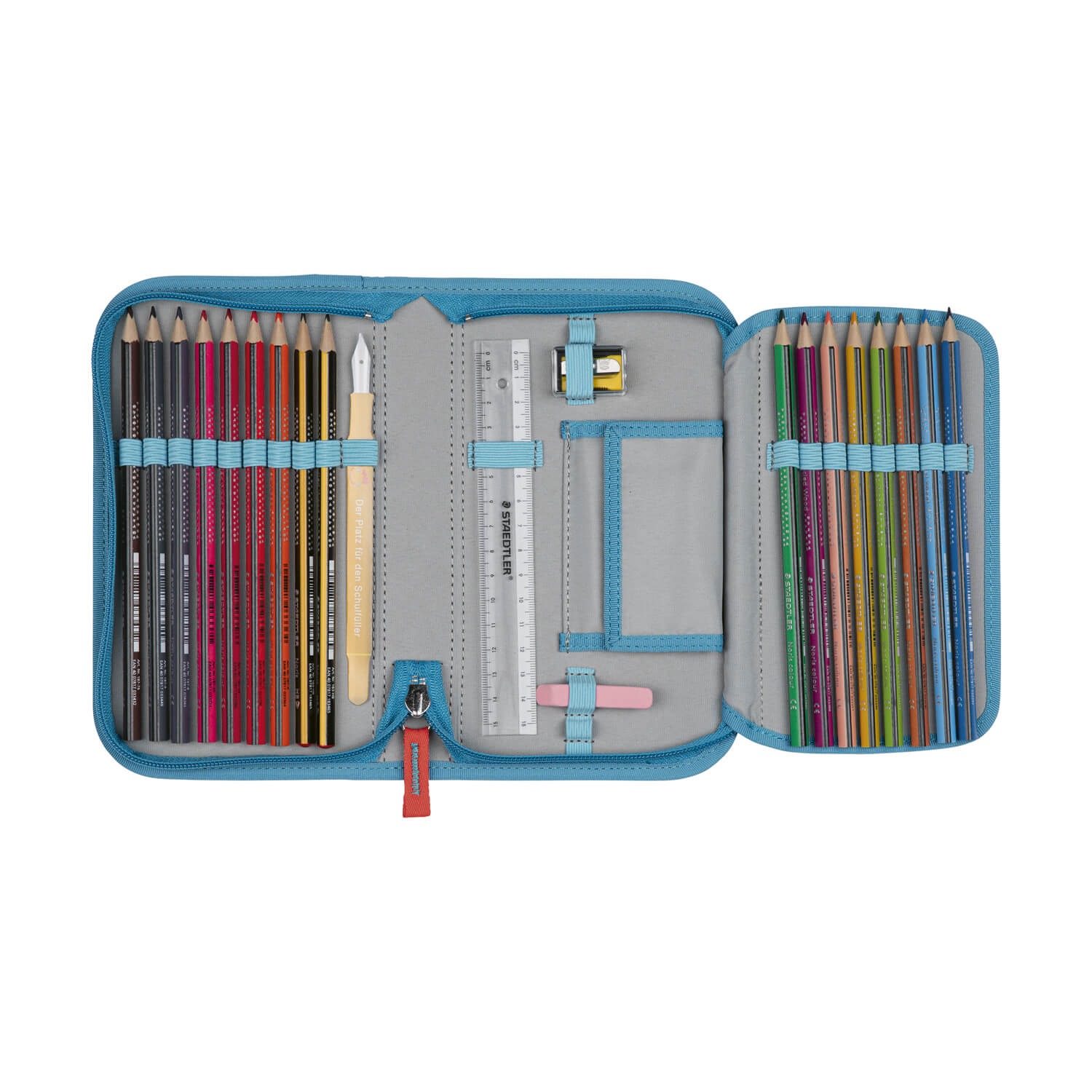 Der Die Das Schulranzen-Set Ergoflex Easy 2026 tlg. Superflash Blue Ice