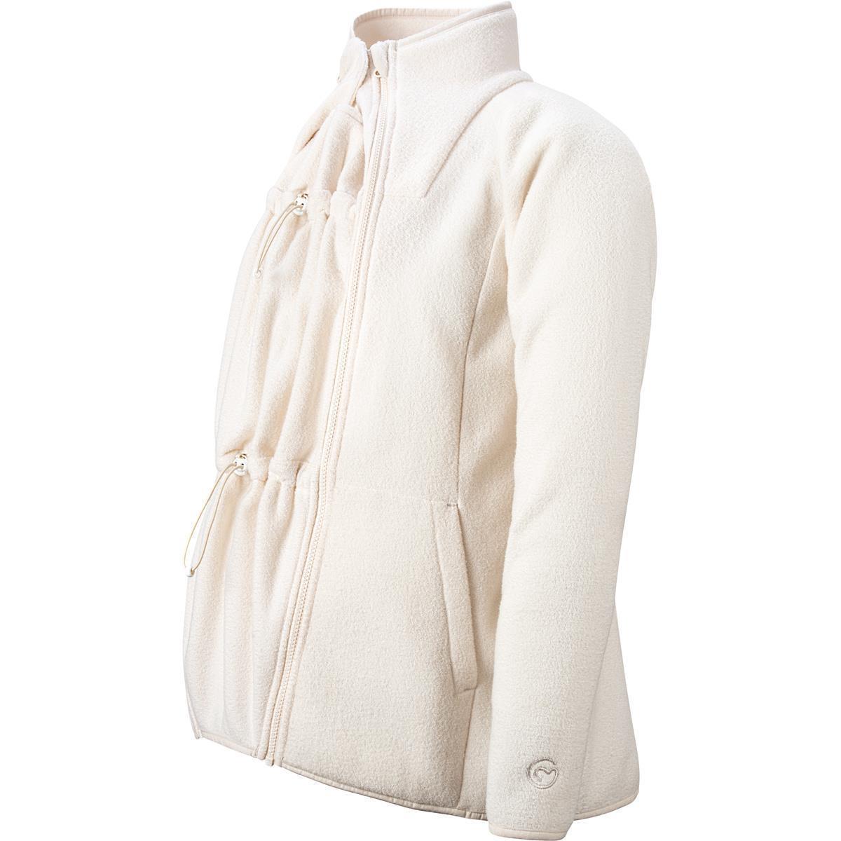mamalila Fleece-Tragejacke Basel creme XS