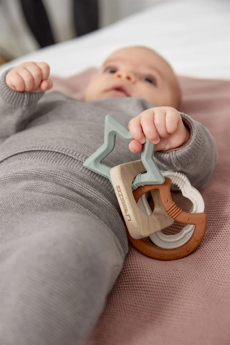 Lässig Greifling mit Beißhilfe Little Universe, Wolke Stern Mond