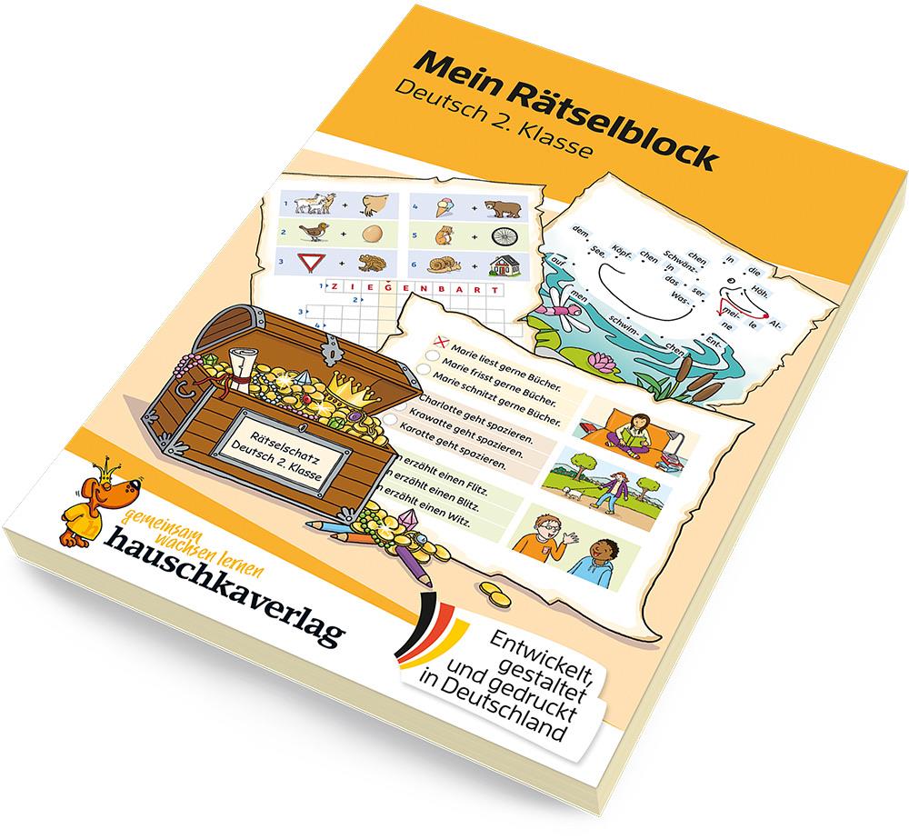 Hauschkaverlag Mein Rätselblock Deutsch Klasse 2
