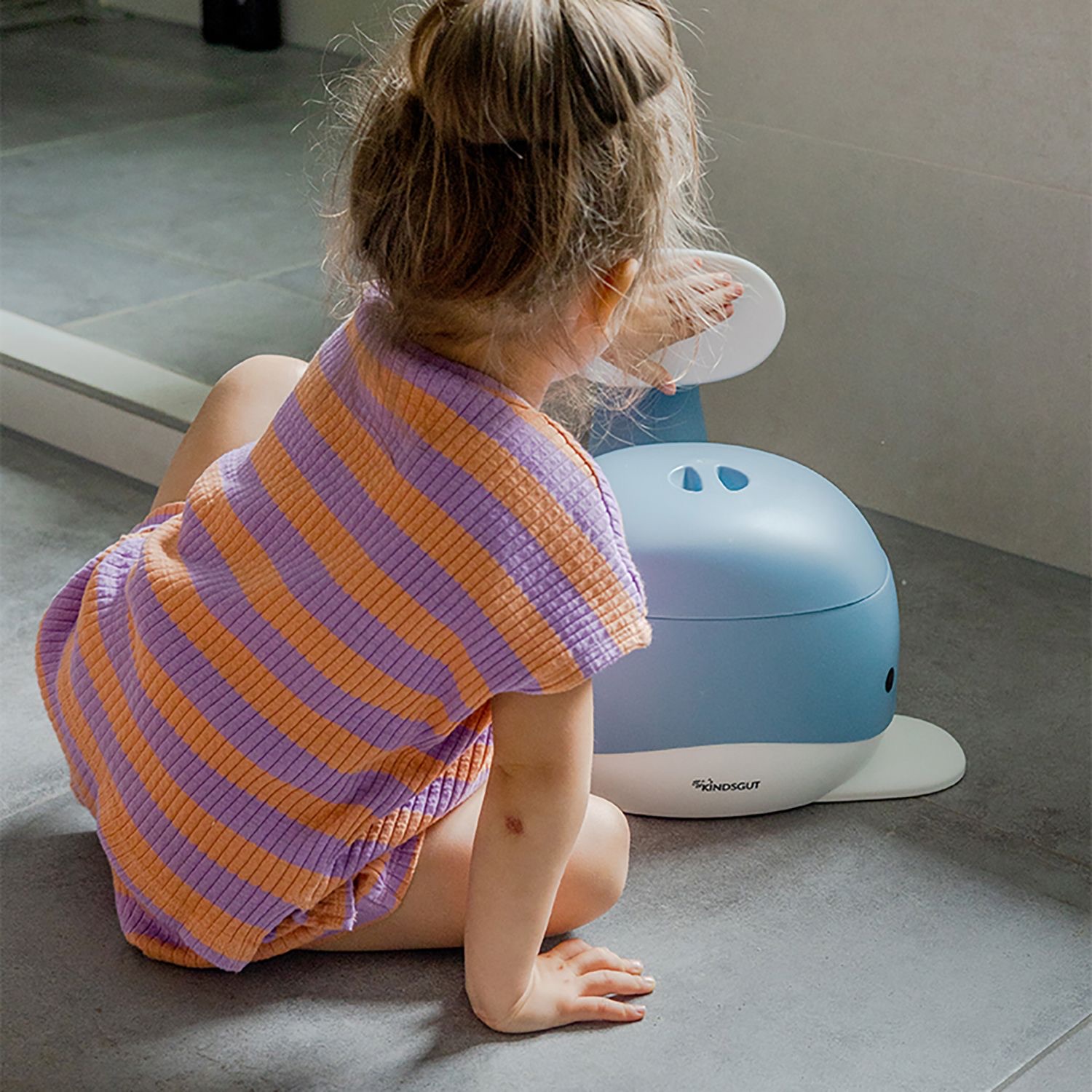 Kindsgut Kindertöpfchen Wal Taubenblau Kindsgut Kindertöpfchen Wal Taubenblau