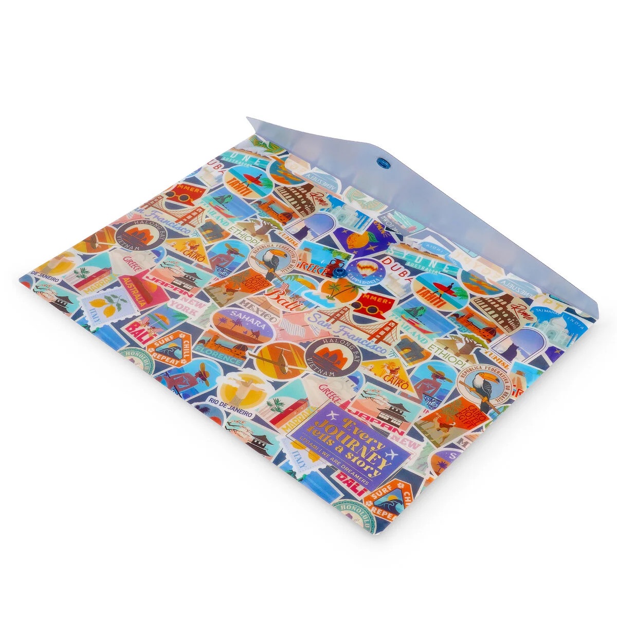 Legami Dokumentenmappe - Fold & Order Travel Stickers